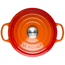 Le Creuset Signature Cast Iron 22cm Round Casserole - Volcanic