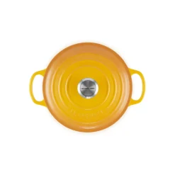 Le Creuset Signature Cast Iron 24cm Round Casserole - Nectar
