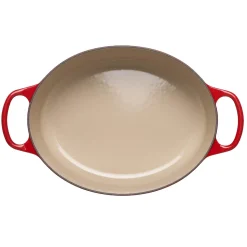 Le Creuset Signature Cast Iron 25cm Oval Casserole - Cerise