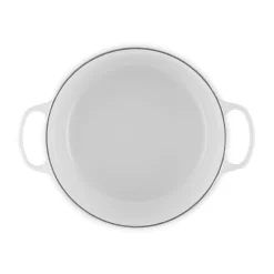 Le Creuset Signature Cast Iron 28cm Round Casserole - White