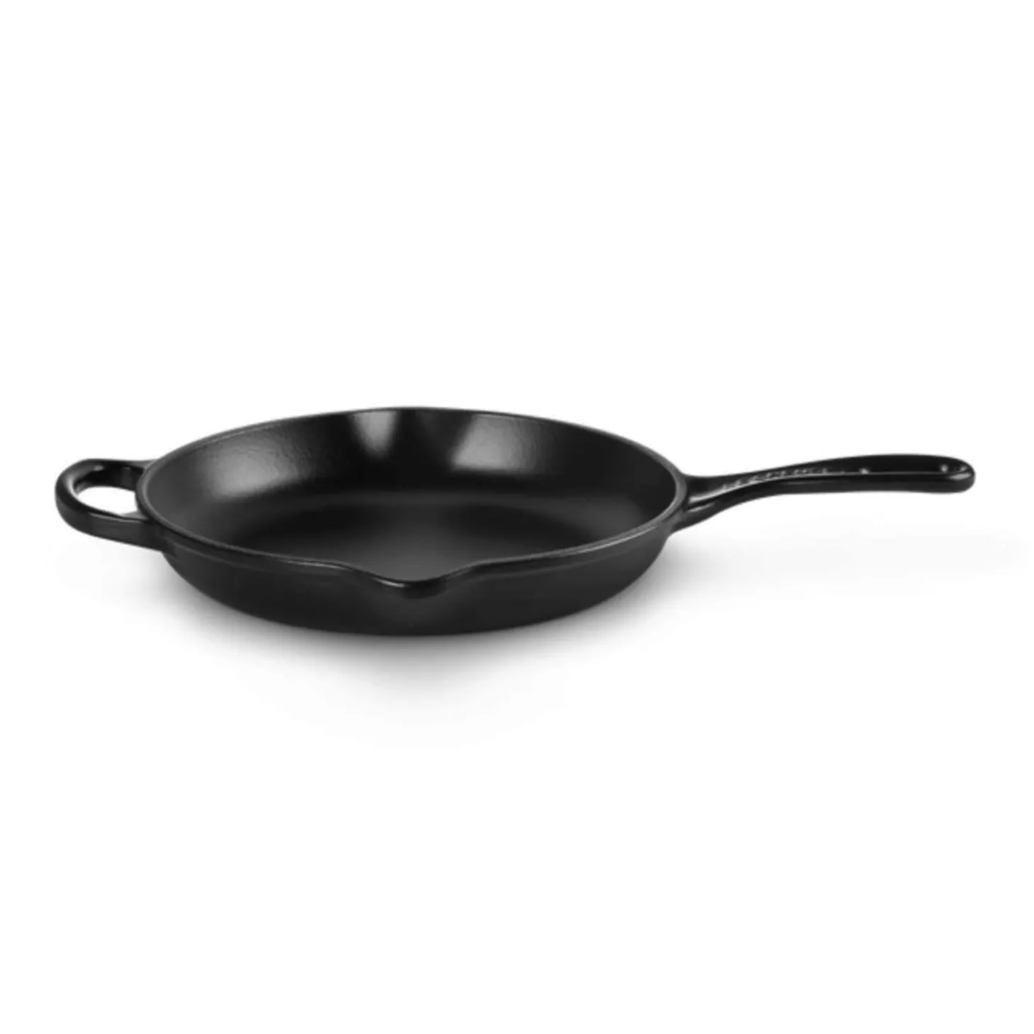 Le Creuset Signature Cast Iron 23cm Round Skillet - Satin Black