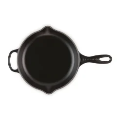 Le Creuset Signature Cast Iron 23cm Round Skillet - Satin Black