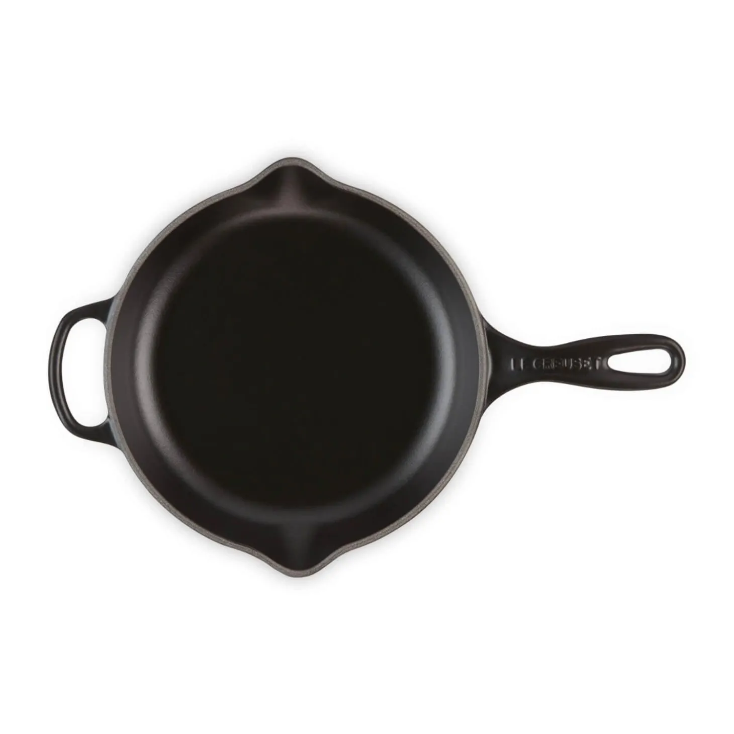 Le Creuset Signature Cast Iron 23cm Round Skillet - Satin Black