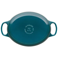 Le Creuset Signature Cast Iron 27cm Oval Casserole - Deep Teal