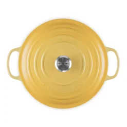 Le Creuset Signature Cast Iron 30cm Round Risotto Pot / Casserole - Camomille