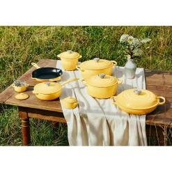 Le Creuset Signature Cast Iron 30cm Round Risotto Pot / Casserole - Camomille