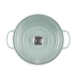 Le Creuset Signature Cast Iron 26cm Shallow Casserole - Sea Salt