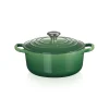 Le Creuset Signature Cast Iron 20cm Round Casserole - Bamboo Green