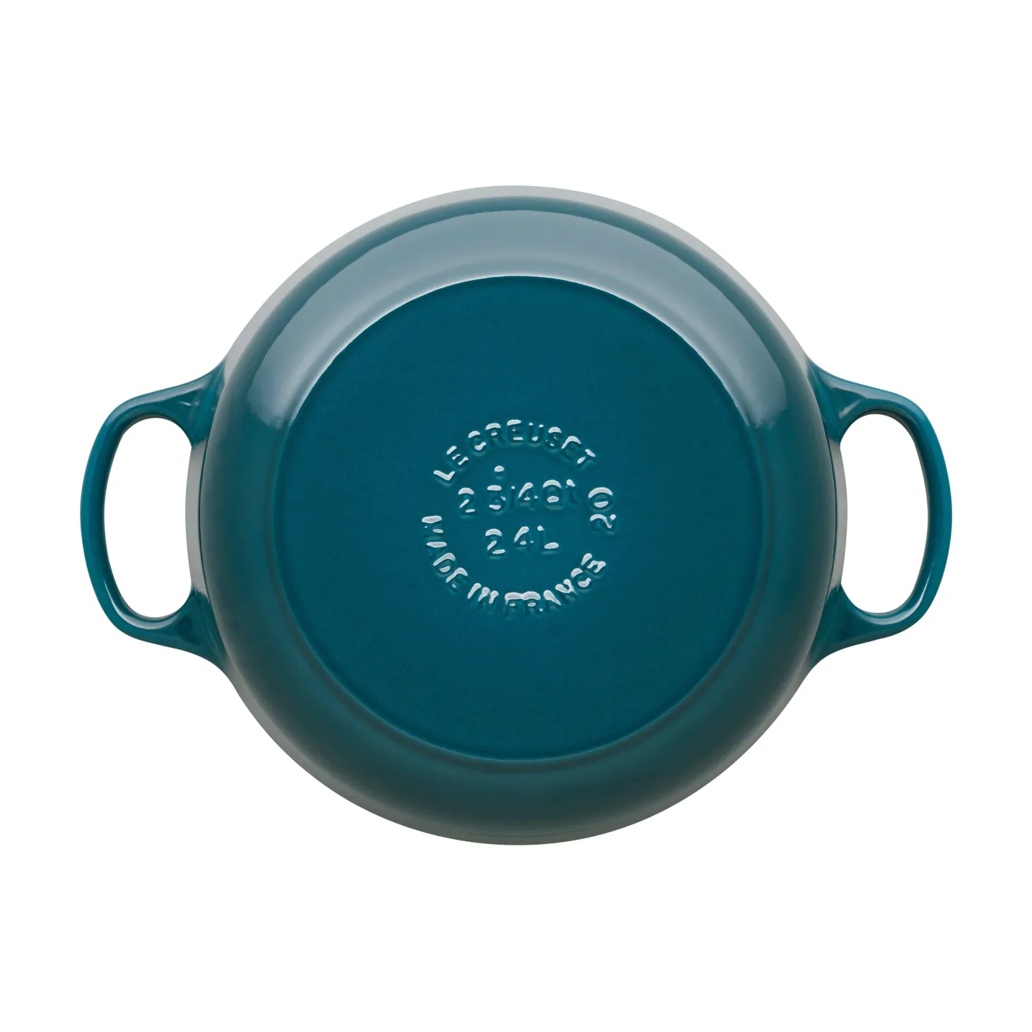Le Creuset Signature Cast Iron 24cm Round Casserole - Deep Teal