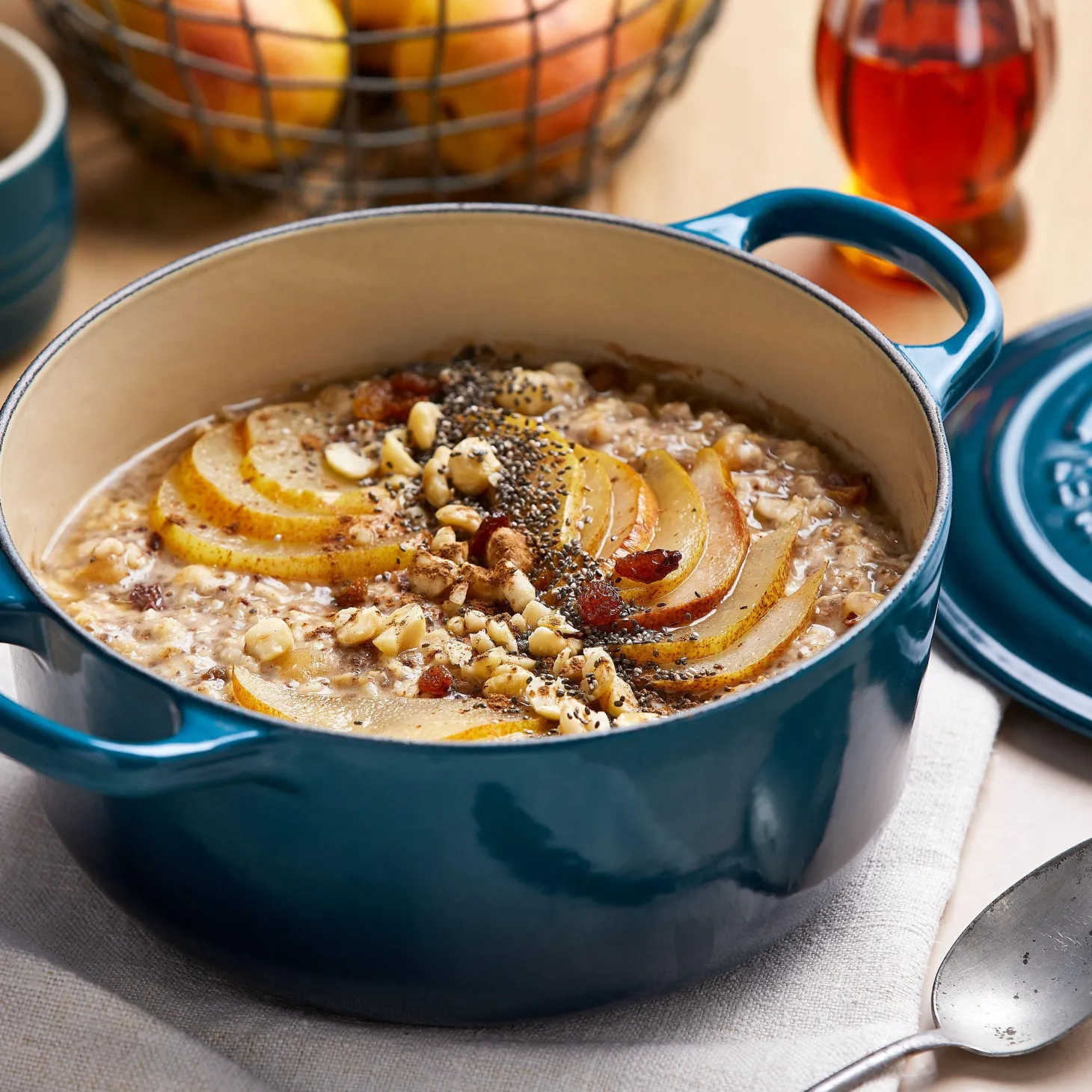 Le Creuset Signature Cast Iron 24cm Round Casserole - Deep Teal