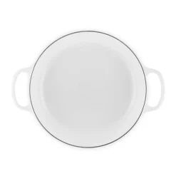 Le Creuset Signature Cast Iron 30cm Shallow Round Casserole - White