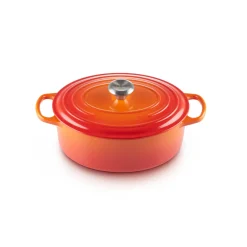 Le Creuset Signature Cast Iron 31cm Oval Casserole - Volcanic