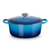 Le Creuset Signature Cast Iron 28cm Round Casserole - Azure