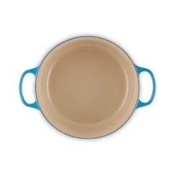 Le Creuset Signature Cast Iron 28cm Round Casserole - Azure