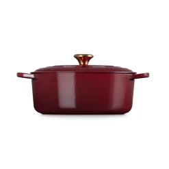 Le Creuset Signature Cast Iron 29cm Oval Casserole - Garnet