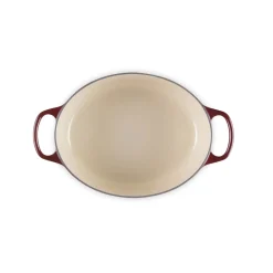 Le Creuset Signature Cast Iron 29cm Oval Casserole - Garnet