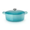 Le Creuset Signature Cast Iron 29cm Oval Casserole - Teal