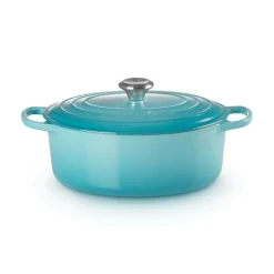 Le Creuset Signature Cast Iron 29cm Oval Casserole - Teal