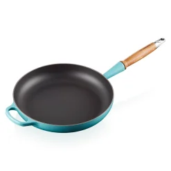 Le Creuset Signature Cast Iron 28cm Frying Pan - Teal