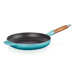 Le Creuset Signature Cast Iron 28cm Frying Pan - Teal