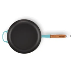 Le Creuset Signature Cast Iron 28cm Frying Pan - Teal