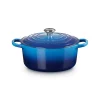 Le Creuset Signature Cast Iron 22cm Round Casserole - Azure