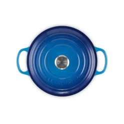 Le Creuset Signature Cast Iron 22cm Round Casserole - Azure