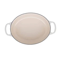 Le Creuset Signature Cast Iron 27cm Oval Casserole - Meringue