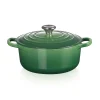 Le Creuset Signature Cast Iron 28cm Round Casserole  - Bamboo Green