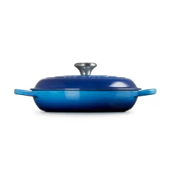Le Creuset Signature Cast Iron 26cm Shallow Casserole - Azure