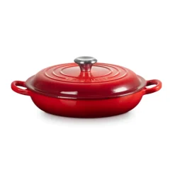 Le Creuset Signature Cast Iron 30cm Shallow Casserole -Â Cerise