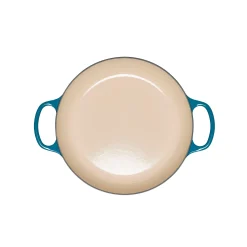 Le Creuset Signature Cast Iron 26cm Shallow Casserole - Deep Teal