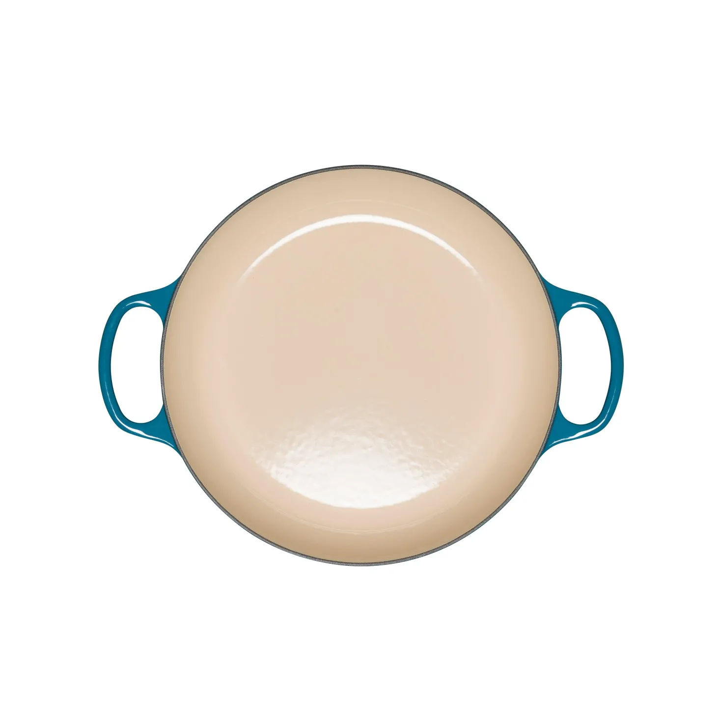 Le Creuset Signature Cast Iron 26cm Shallow Casserole - Deep Teal