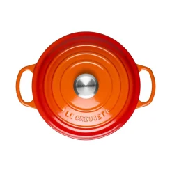 Le Creuset Signature Cast Iron 20cm Round Casserole - Volcanic