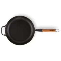 Le Creuset Signature Cast Iron 28cm Saute Pan - Satin Black