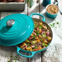Le Creuset Signature Cast Iron 26cm Shallow Casserole - Teal