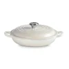Le Creuset Signature Cast Iron 30cm Shallow Casserole - Meringue