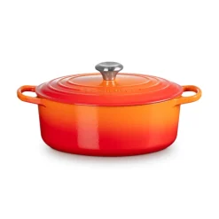 Le Creuset Signature Cast Iron 29cm Oval Casserole - Volcanic