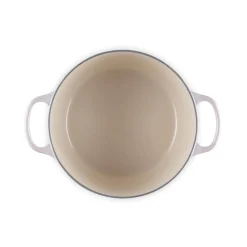 Le Creuset Signature Cast Iron 24cm Deep Round Casserole - Shell Pink