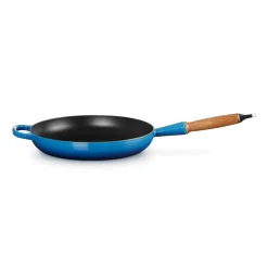 Le Creuset Signature Cast Iron 28cm Frying Pan - Azure