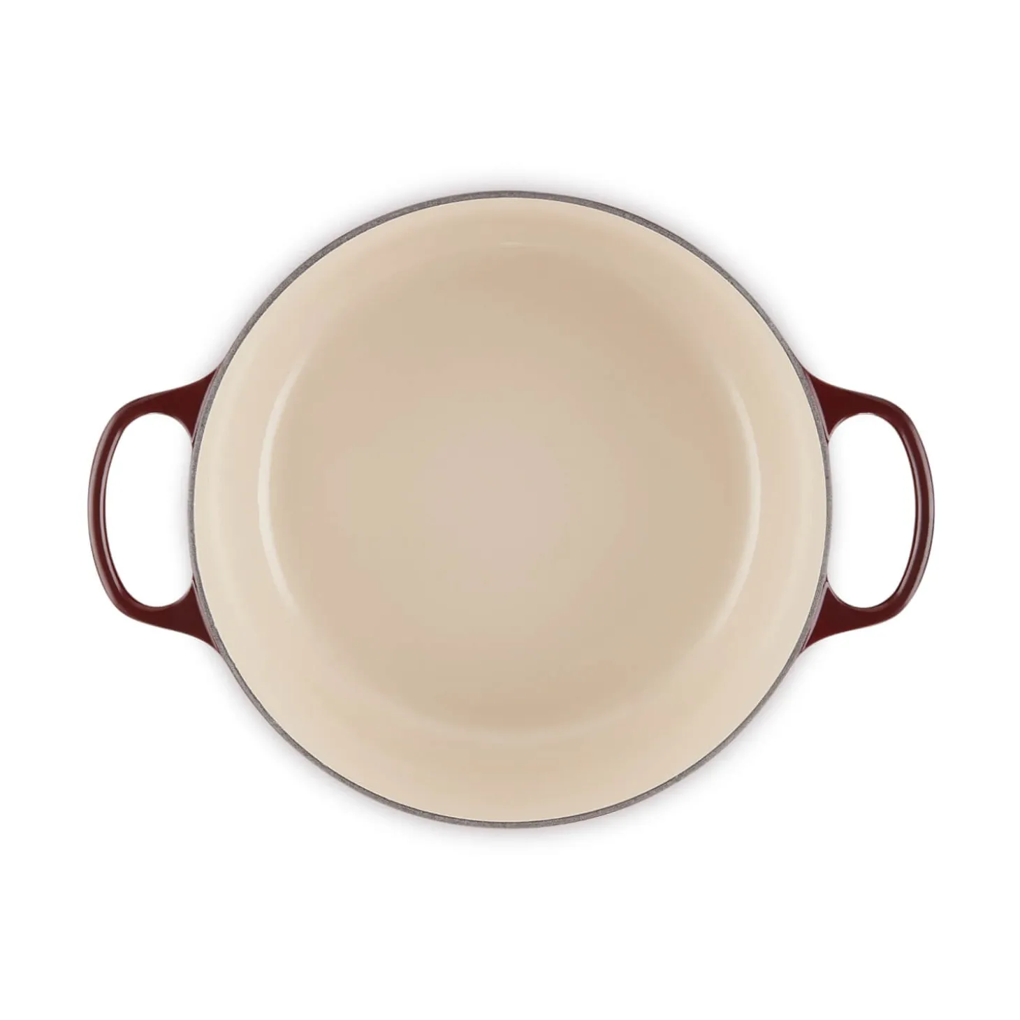 Le Creuset Signature Cast Iron 28cm Round Casserole - Garnet