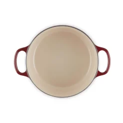 Le Creuset Signature Cast Iron 22cm Round Casserole - Garnet