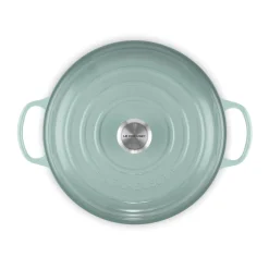 Le Creuset Signature Cast Iron 30cm Shallow Casserole - Sea Salt