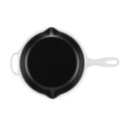 Le Creuset Signature Cast Iron 23cm Round Skillet - White