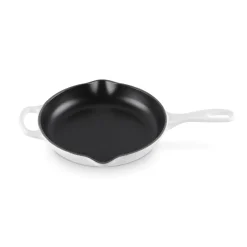 Le Creuset Signature Cast Iron 23cm Round Skillet - White