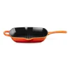 Le Creuset Signature Cast Iron 26cm Square Grillit - Volcanic