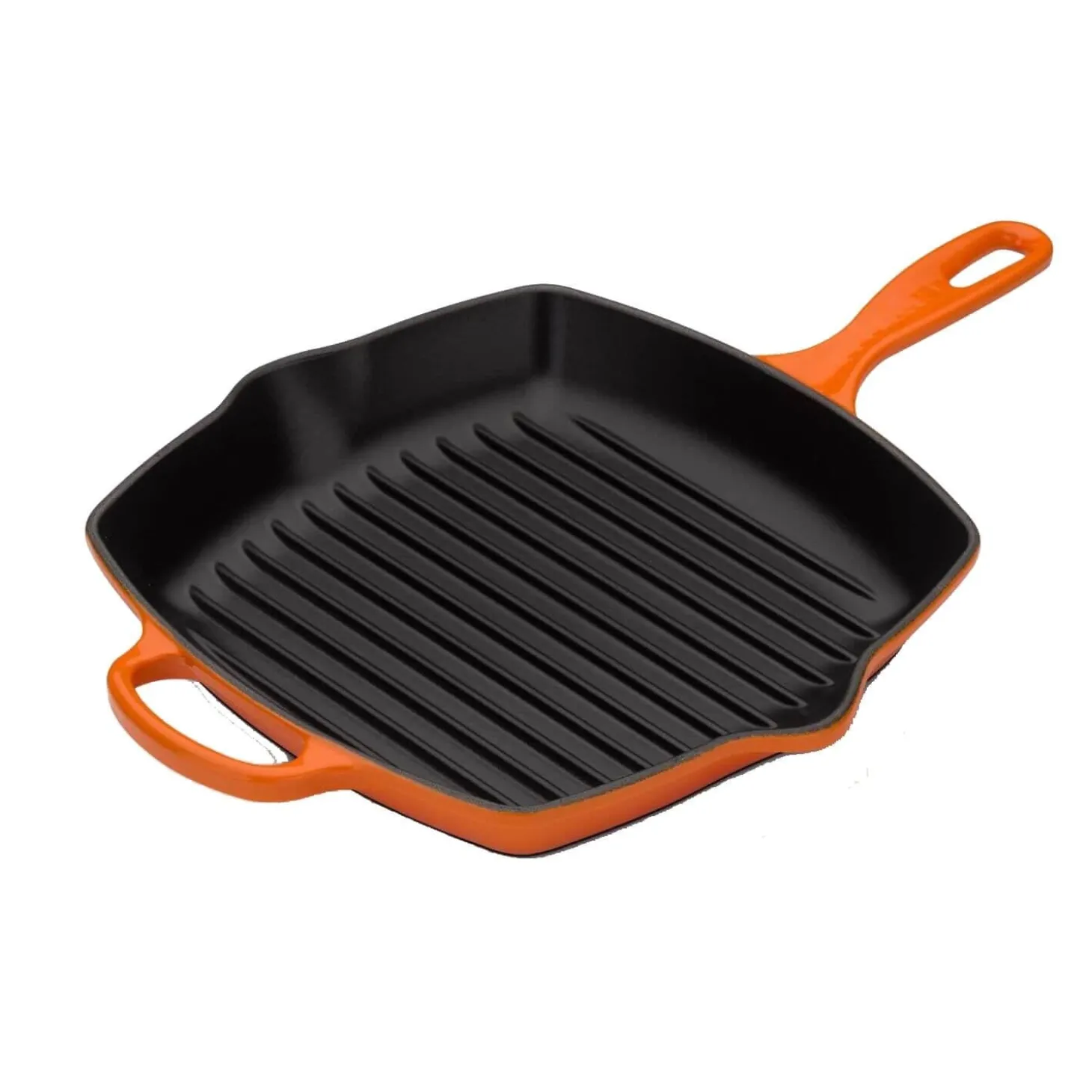 Le Creuset Signature Cast Iron 26cm Square Grillit - Volcanic