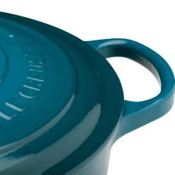Le Creuset Signature Cast Iron 28cm Round Casserole - Deep Teal