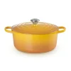 Le Creuset Signature Cast Iron 28cm Round Casserole - Nectar