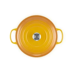 Le Creuset Signature Cast Iron 28cm Round Casserole - Nectar